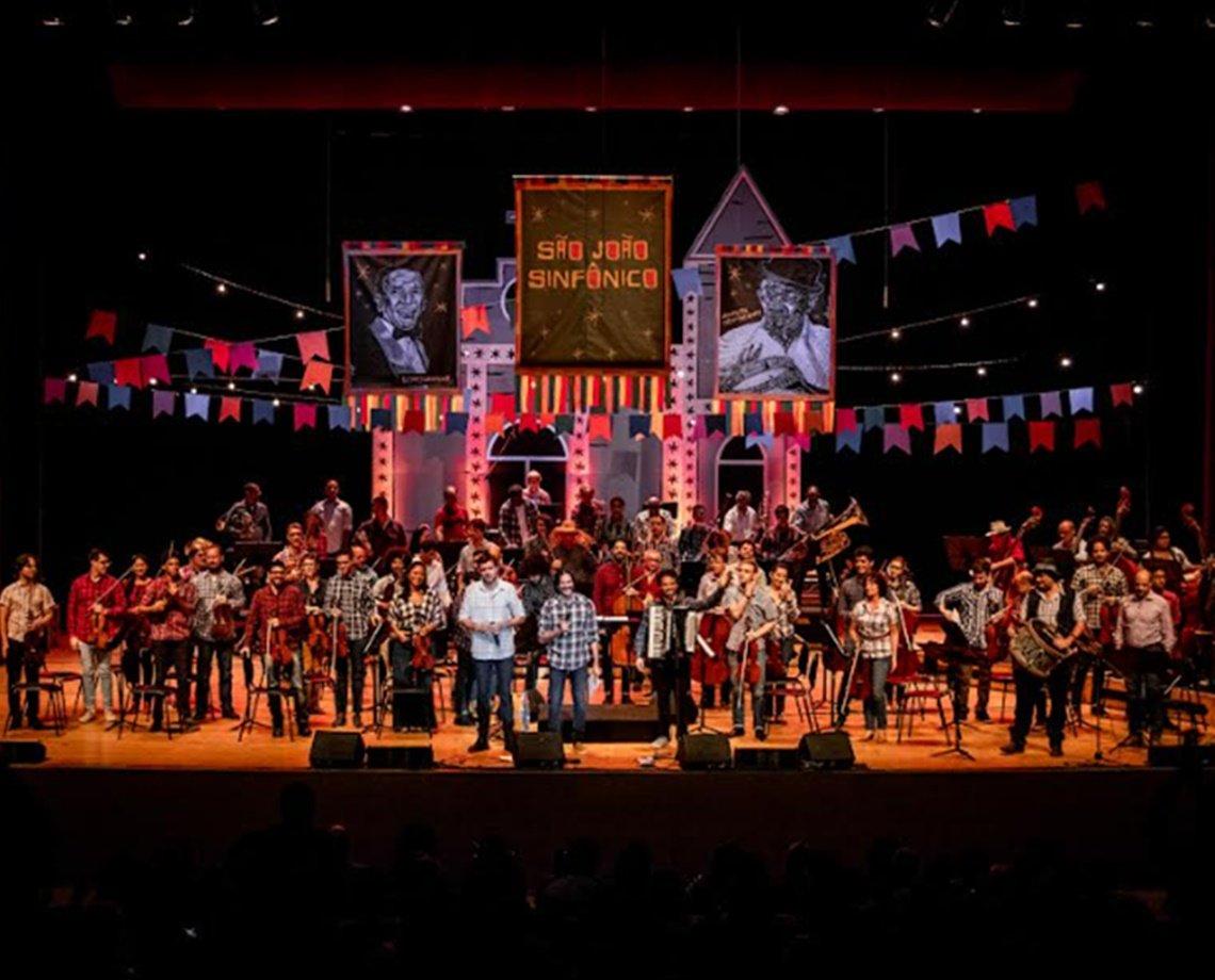 Com participação de Amelinha, São João Sinfônico da OSBA faz homenagem a clássicos da música nordestina