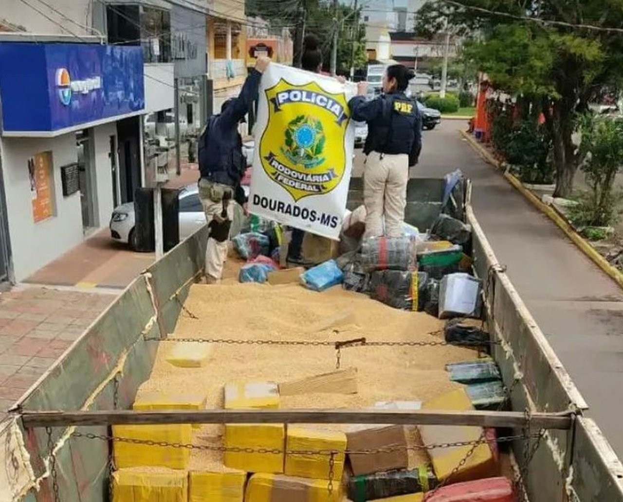 PRF faz a maior apreensão de maconha do ano no Brasil; droga foi avaliada em mais de R$ 34 milhões