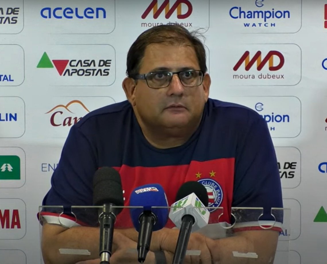 Guto Ferreira dedica 10 minutos para criticar torcida do Bahia após derrota; "quem vamos trazer? O lateral do Liverpool?"