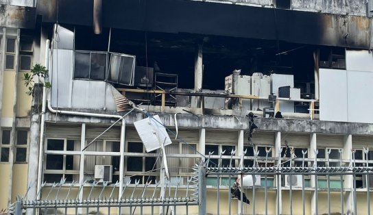 Incêndio atinge laboratórios do Instituto de Ciências da Saúde da Ufba, em Salvador