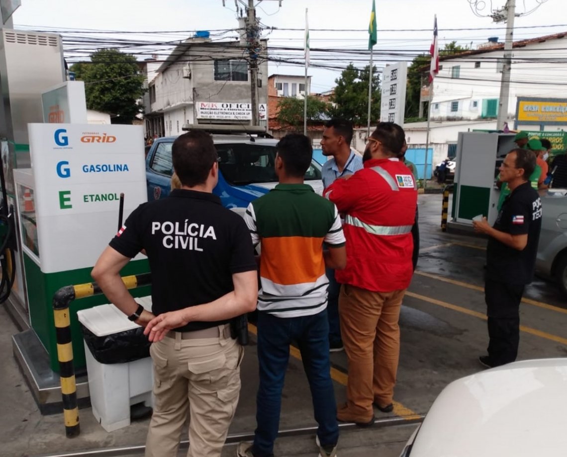 Polícia autua 20 postos de combustíveis de Salvador e Região Metropolitana por diversas irregularidades  