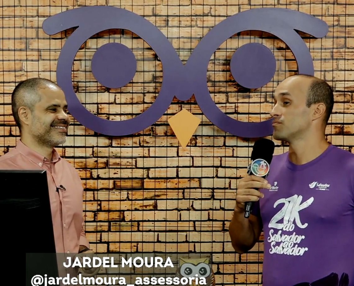 Especialista da primeira meia-maratona na Paralela, Jardel Moura é entrevistado pela Liga da Madruga