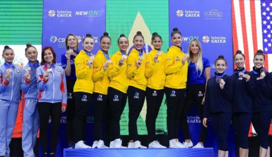 Pan de Ginástica: Brasil é bicampeão na disputa geral dos conjuntos