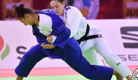 Ippon relâmpago dá bronze a Mayra Aguiar no Grand Slam de Budapeste