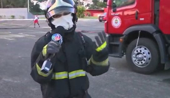 Repórter da TV Aratu participa de Jogos Olímpicos do Corpo de Bombeiros; assista