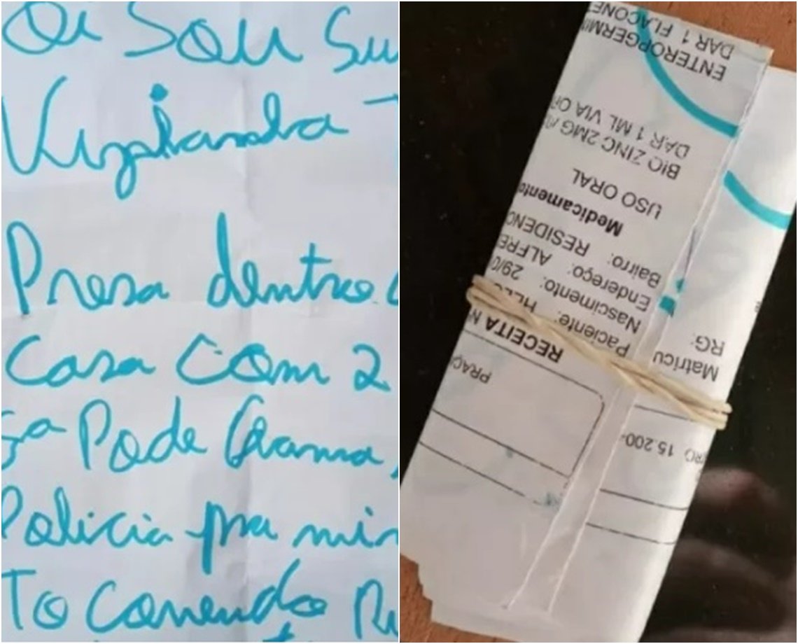 Mulher mantida em cárcere privado por marido consegue resgate após jogar bilhete em quintal de vizinha