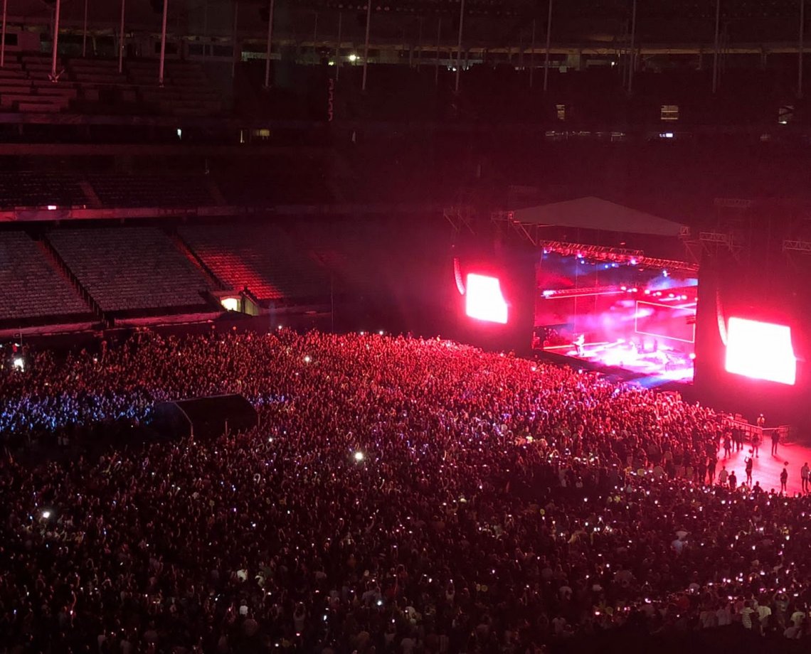 Show da banda norueguesa A-ha leva mais de 15 mil pessoas à Fonte Nova, em Salvador