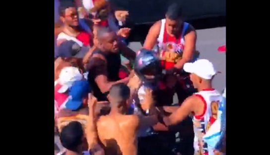 LAMENTÁVEL! Antes de jogo que o Vitória brilhou em campo, "torcedores" do Leão espancam suposto adversário