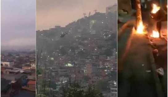 Vídeo: no Complexo do Alemão, moradores relatam 'cenário de guerra' durante operação; suspeitos atiram contra helicóptero da polícia 