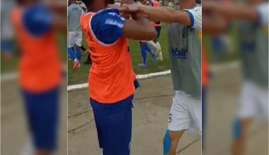 Fim de semana do futebol baiano tem pancadaria, confusão e muita reclamação em várias partidas; veja vídeos 