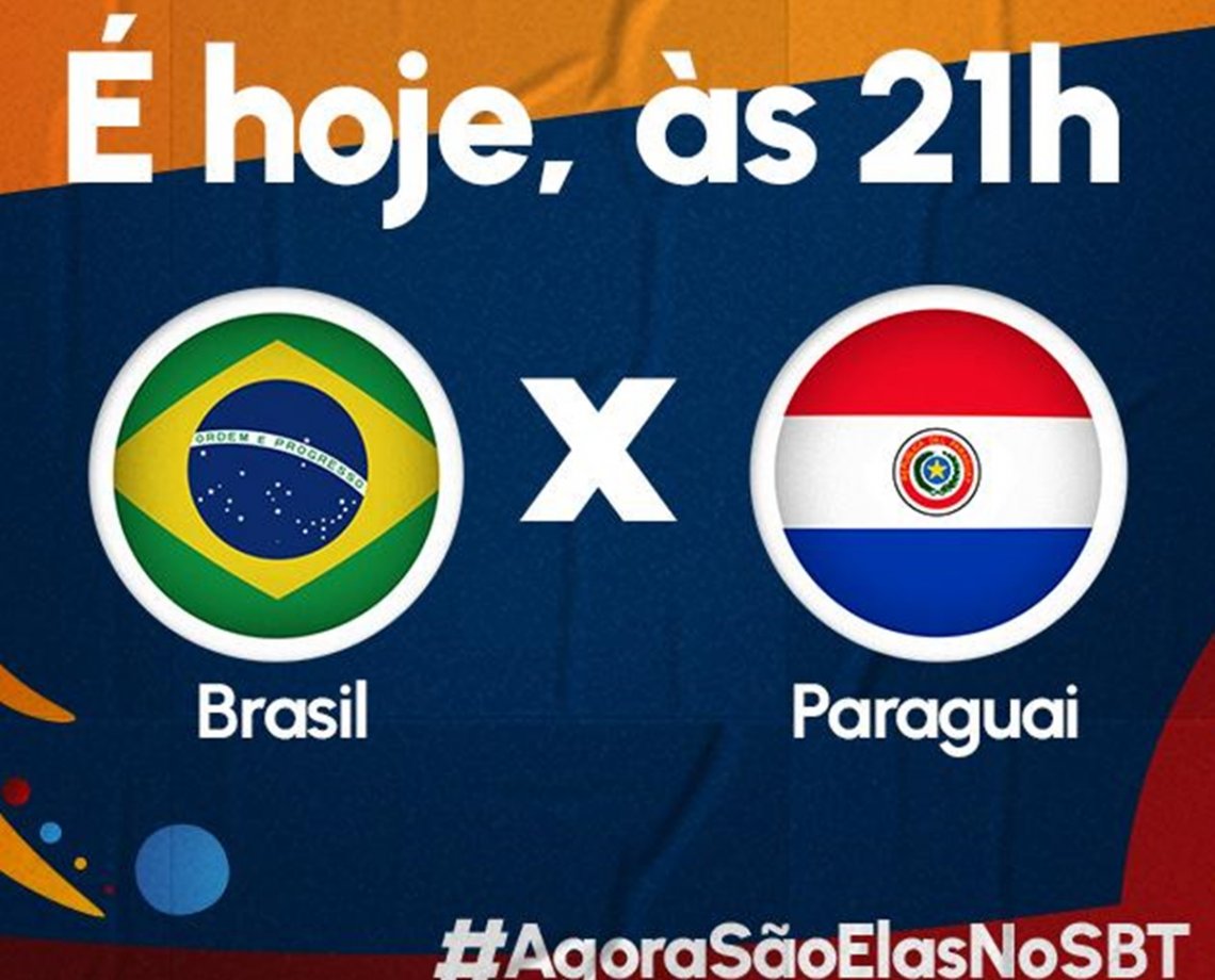 TV Aratu/SBT transmite Brasil x Paraguai pela semifinal da Copa América Feminina 