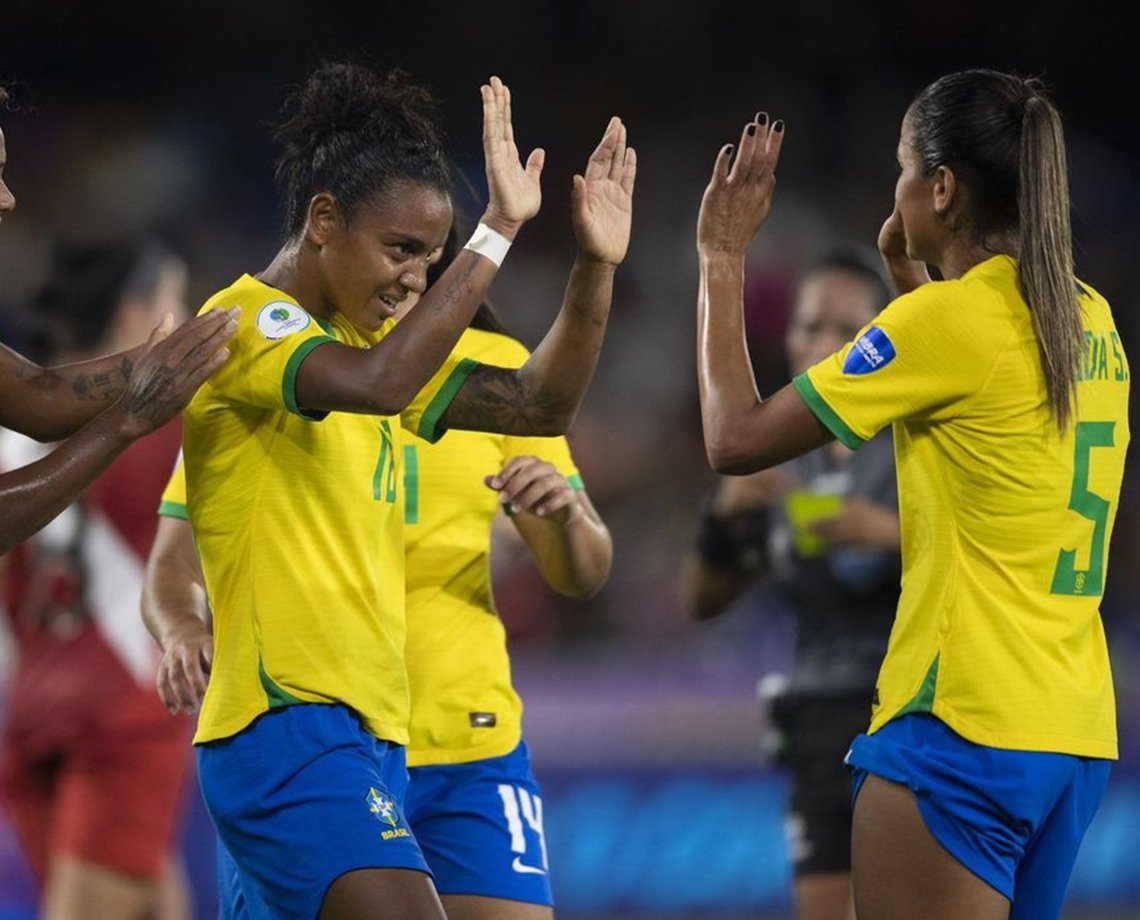 Brasil encara o Paraguai na semifinal da Copa América Feminina; jogo é transmitido pela TV Aratu