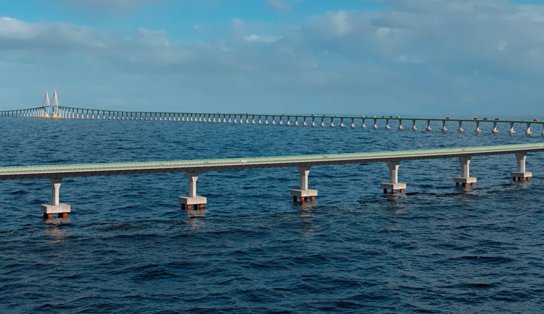 Aumento no valor de insumos desacelera construção da Ponte Salvador-Itaparica, diz Seinfra