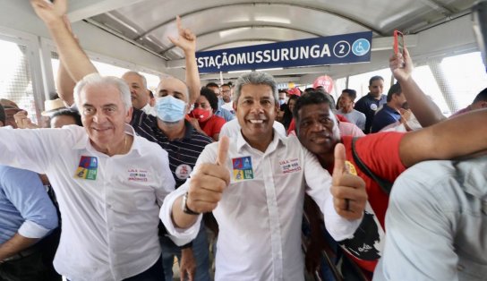 Jerônimo chega de metrô à convenção do PT e fala de vitória garantida no 1º turno: “Vamos ganhar jogando no campo”