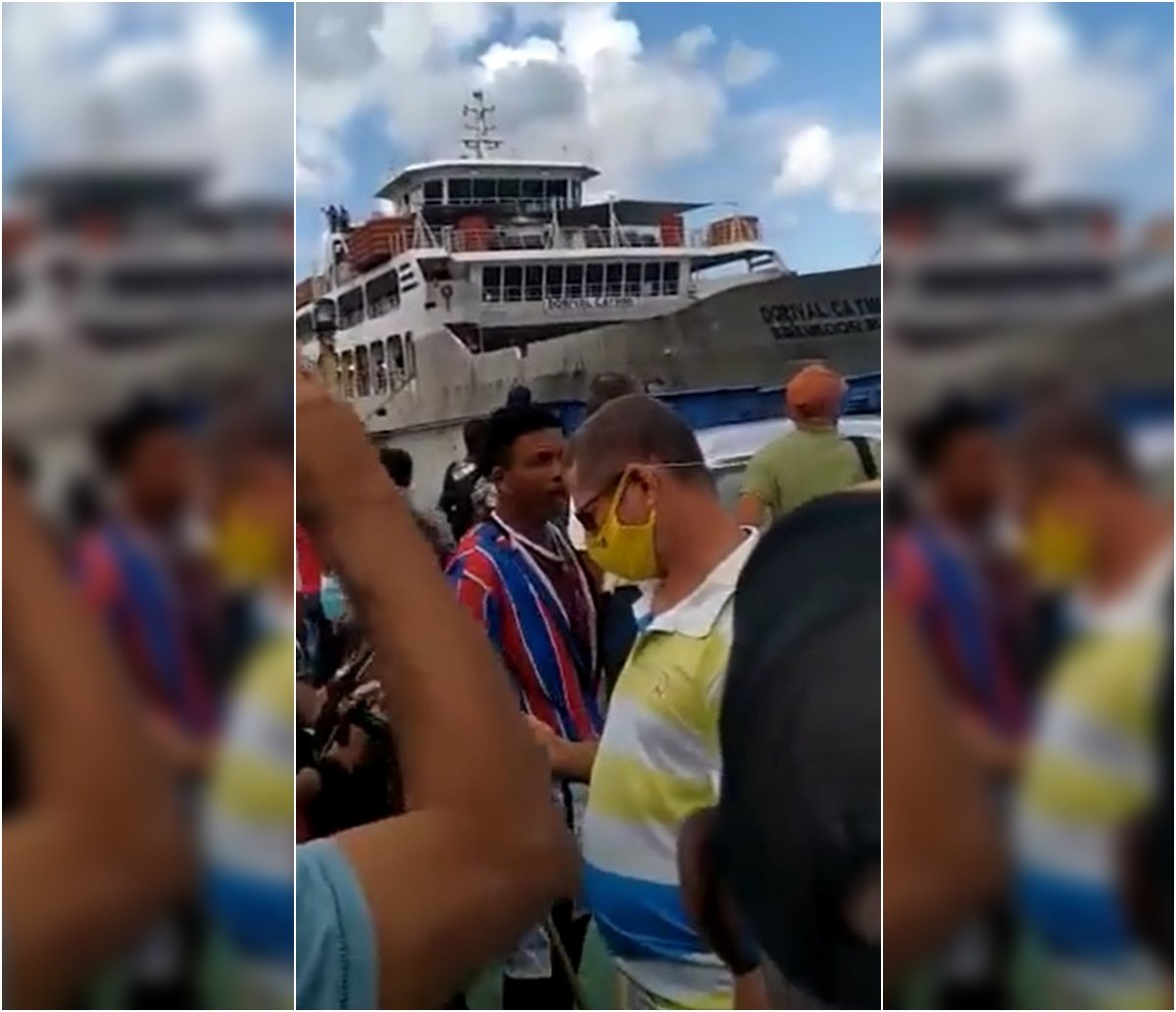 Duas embarcações do ferry se chocam em Salvador, dizem passageiros; empresa nega e dá outra versão  