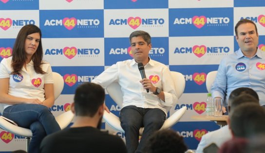 ACM Neto oficializa candidatura ao Governo da Bahia e compara gestões de Rui e João Henrique  