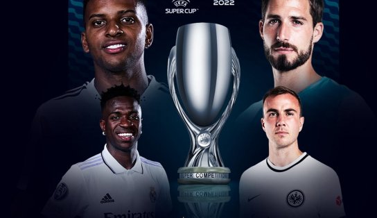 Buscando bater recorde de títulos da Supercopa, Real Madrid enfrenta o Eintracht Frankfurt com transmissão do SBT