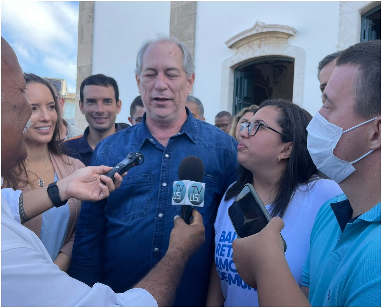 Sucessão presidencial: Ciro Gomes e Ana Paula estreiam campanha na Igreja do Bonfim  