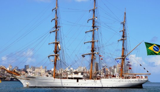 200 anos da Independência do Brasil: Navio-Veleiro Cisne Branco estará aberto à visitação gratuita em Salvador