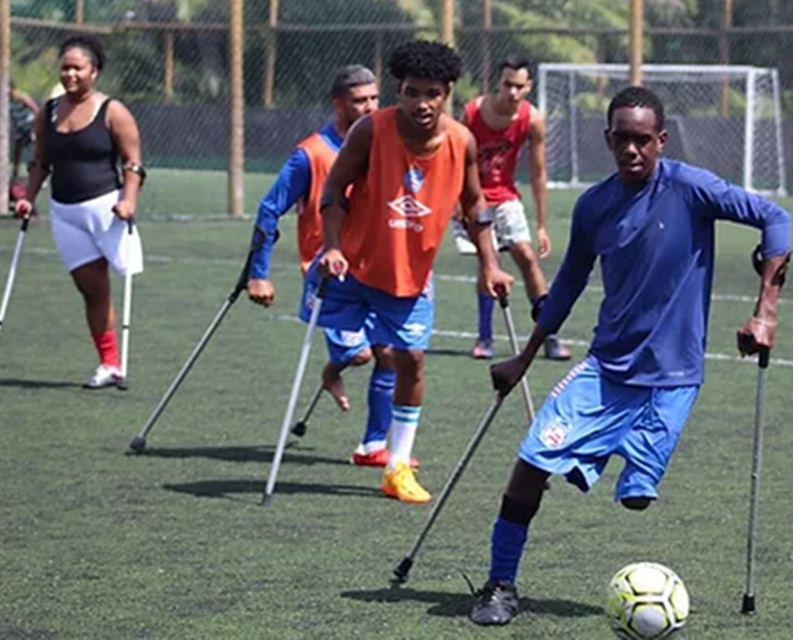 Apoio, destaques, competições e mais: conheça o Futebol Society de Amputados do Bahia