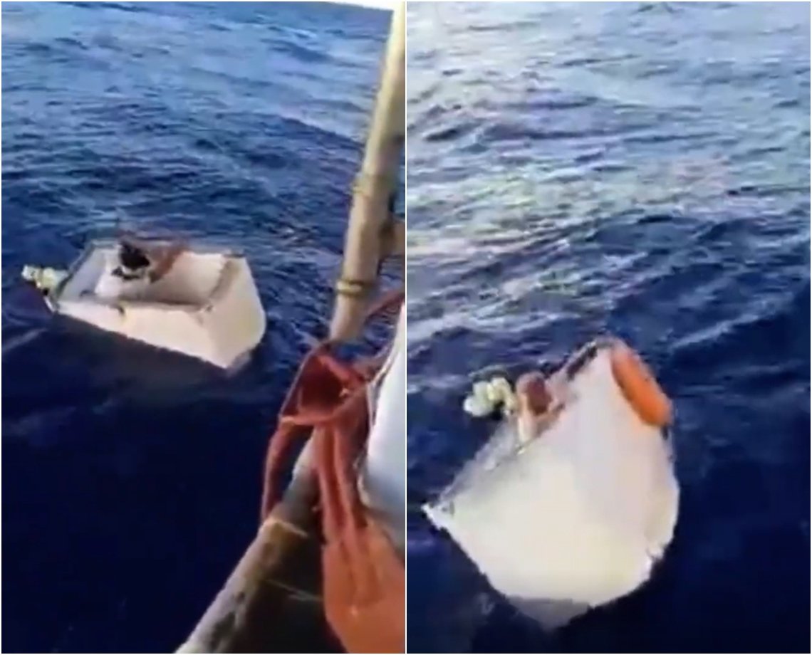 Vídeo: Pescador brasileiro é encontrado boiando dentro de freezer após 11 dias desaparecido 