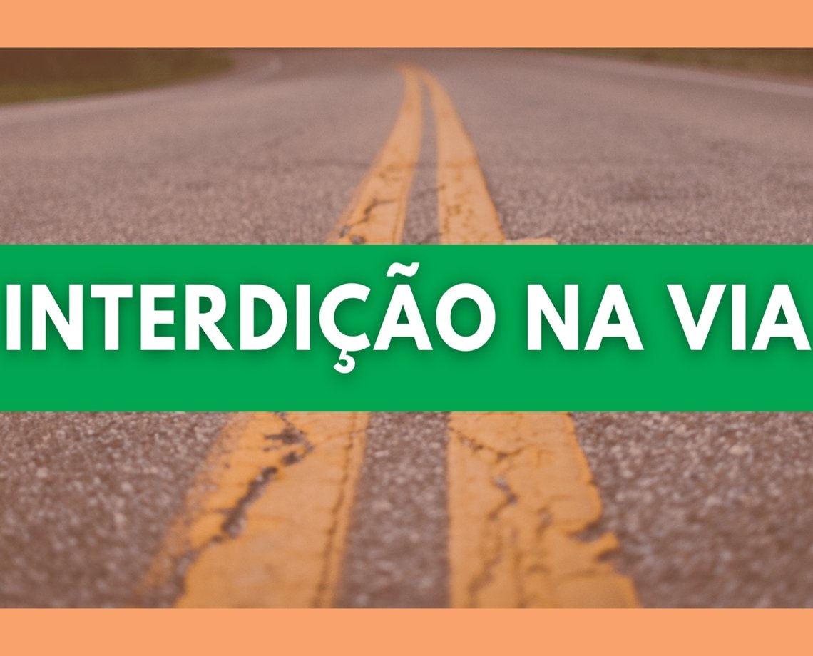 Interdição na rua Sabino Silva é ampliada até a próxima quinta-feira