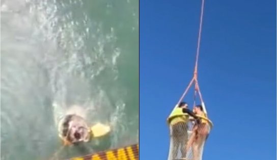 Surfista é resgatado por bombeiros após ficar à deriva por quatro horas