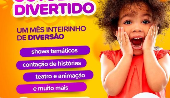 Em comemoração ao mês das crianças, Shopping Cajazeiras anuncia programação gratuita durante todos os sábados de outubro 