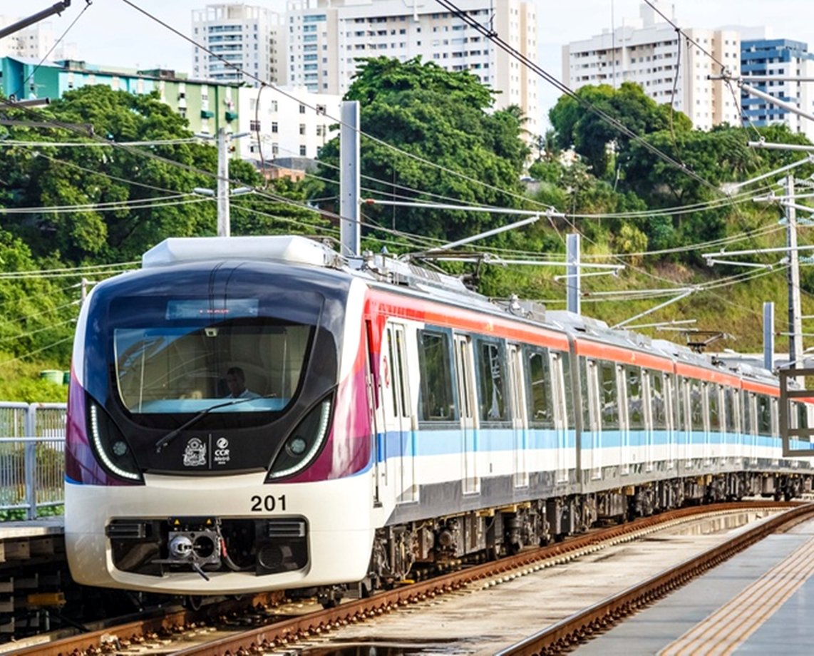 Governo marca viagem teste do metrô até Águas Claras, em Salvador; veja quando 