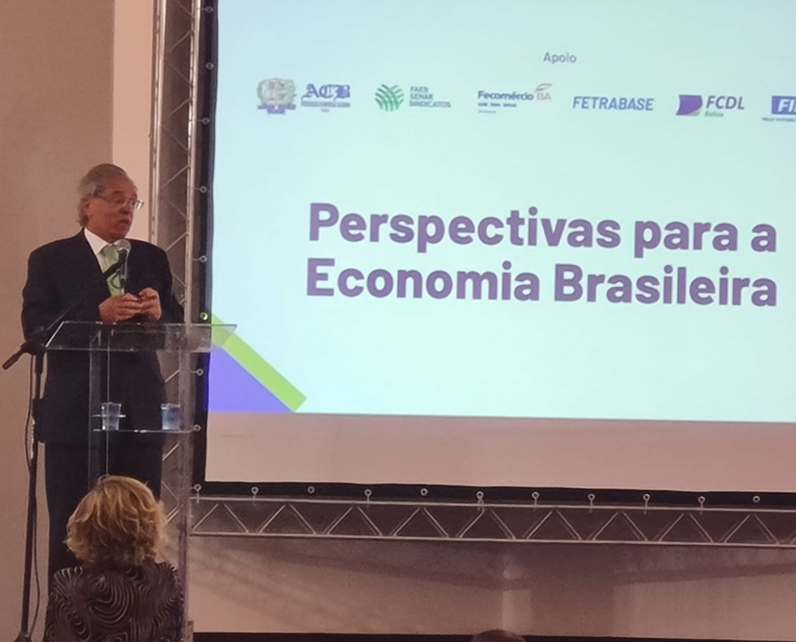 Em Salvador, Paulo Guedes afirma que Brasil está "condenado a crescer"  