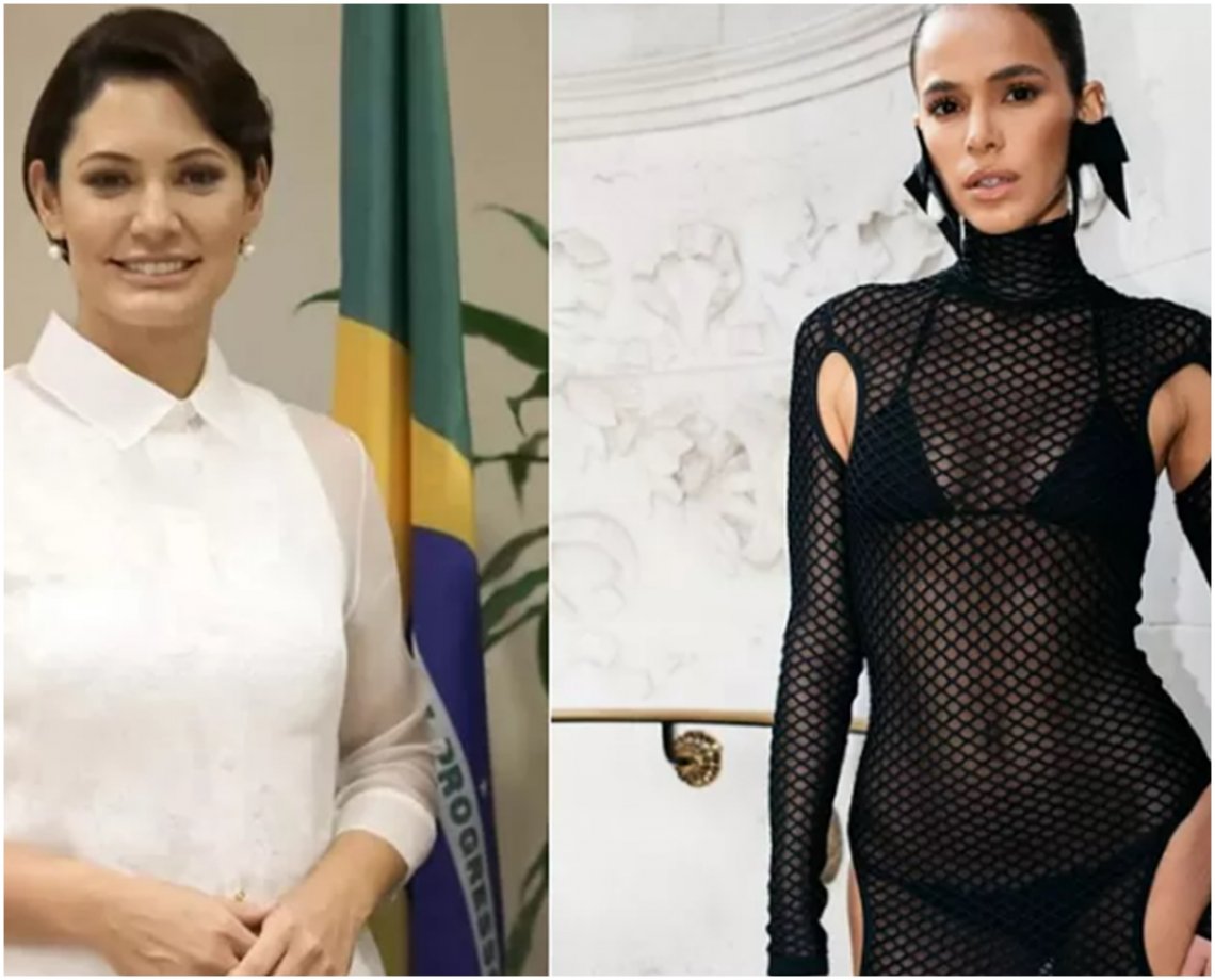 Michelle Bolsonaro dispara contra look de Bruna Marquezine em desfile; "feia e vulgar "