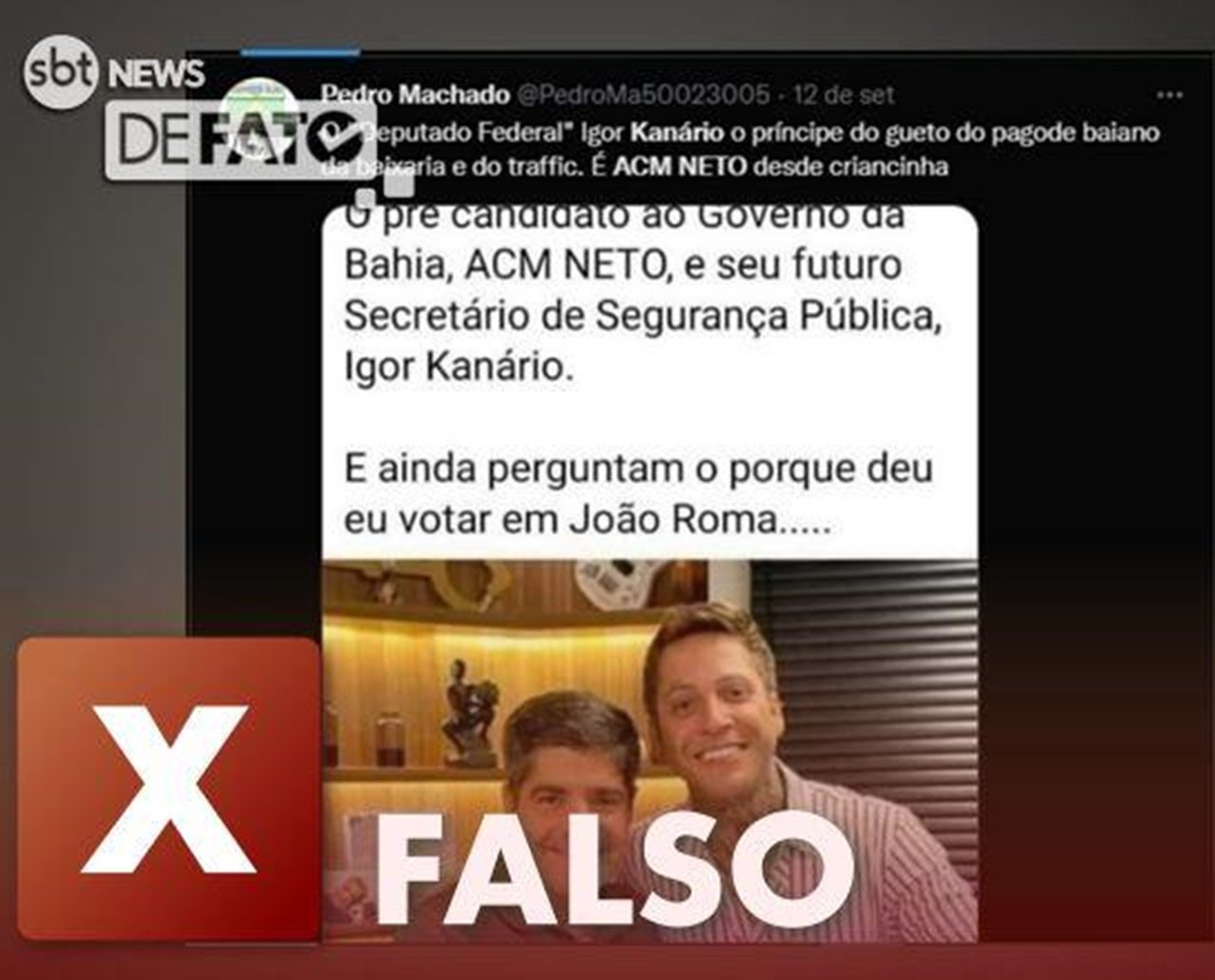 FALSO: Não há acordo para Kannário assumir Segurança Pública na Bahia