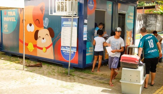 Castramóvel segue com atendimento no bairro de Valéria; são 60 atendimentos diários