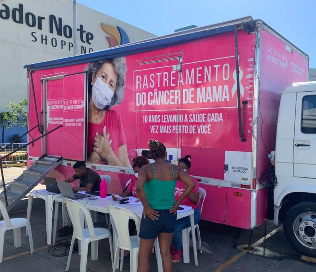 Outubro Rosa: mulheres podem realizar mamografias gratuitas em shopping de Salvador