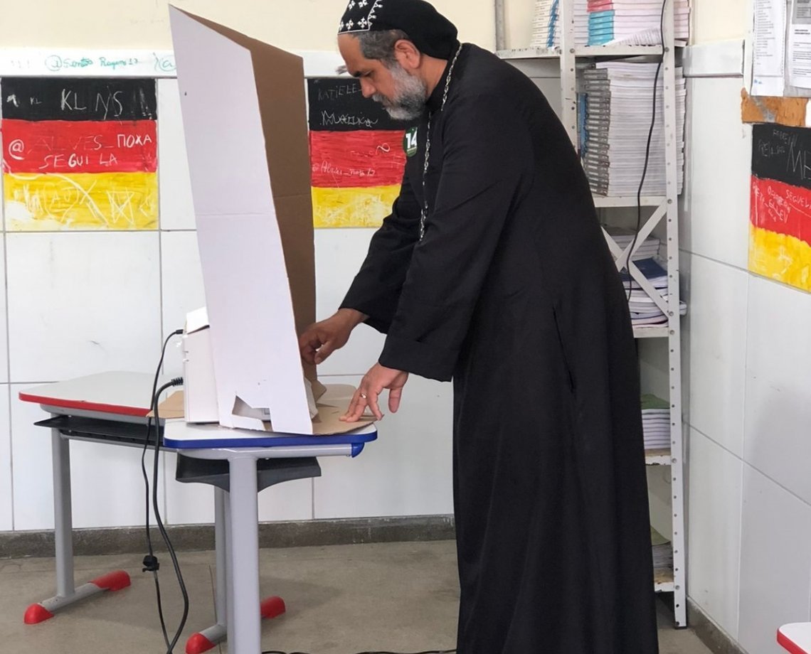 Padre Kelmon teve um voto em seção em que votou em Salvador