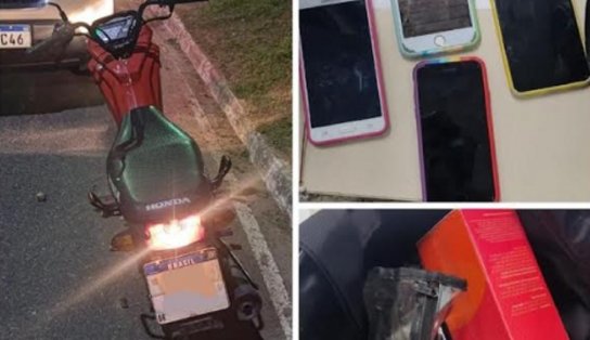 Motocicleta e celulares roubados são recuperados pela PM durante blitz realizada no Cabula