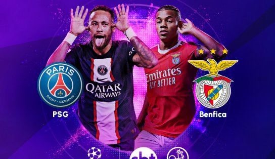 TV Aratu transmite Paris Saint German e Benfica pela Liga dos Campeões da UEFA 