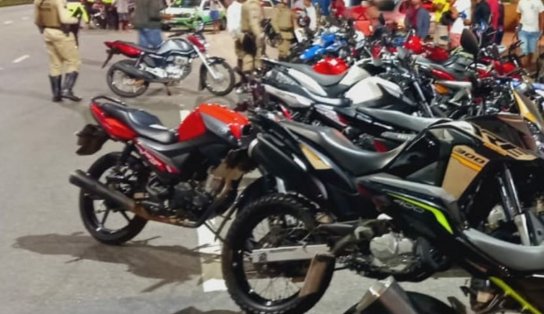 Operação da polícia apreende quase 40 motos irregulares em Salvador