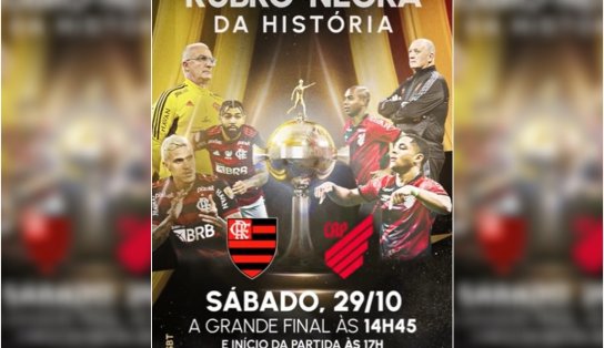 Flamengo x Athletico Paranaense: TV Aratu transmite final da Libertadores  