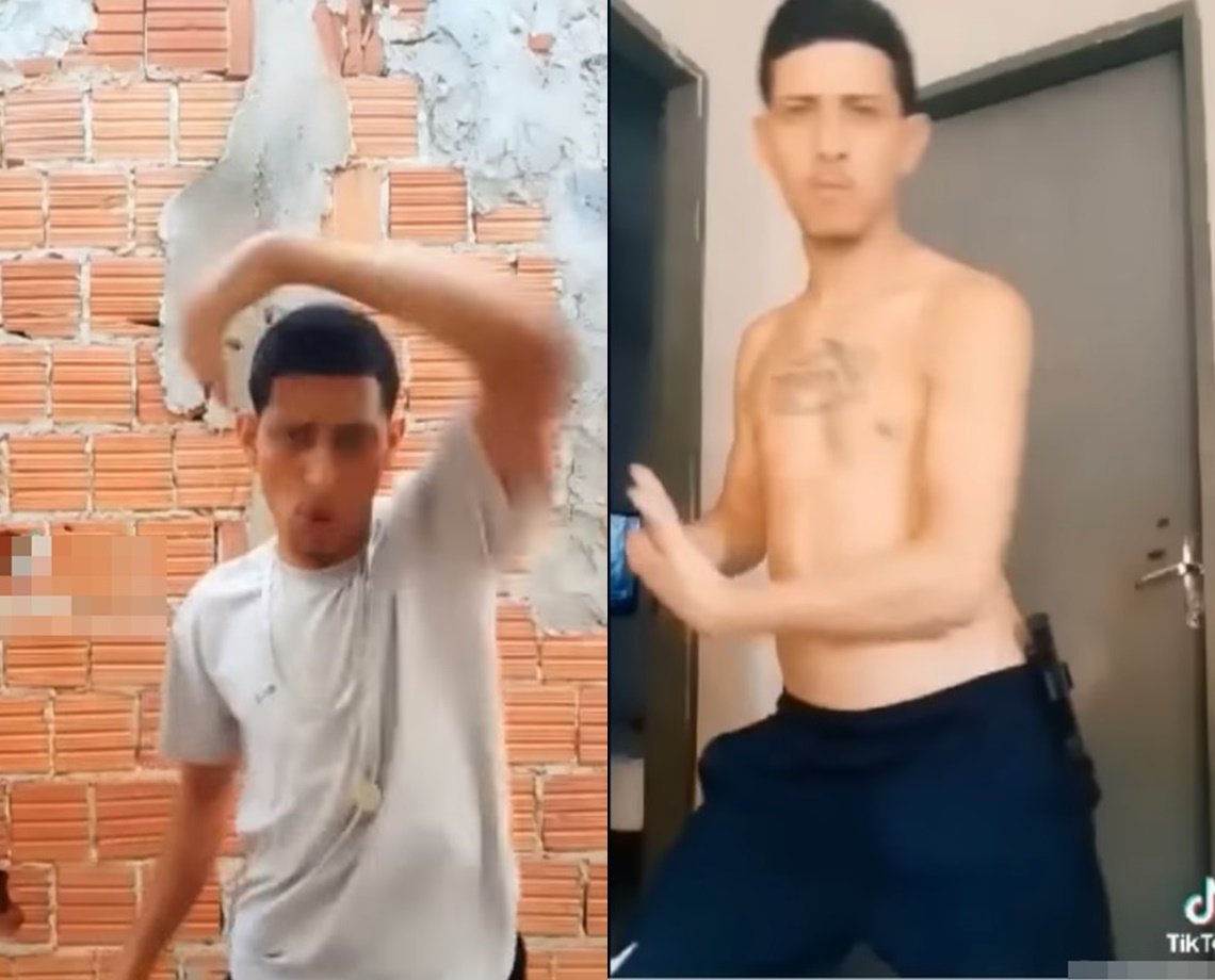 Dançou: Integrante de facção é preso durante gravação de vídeo para o TikTok