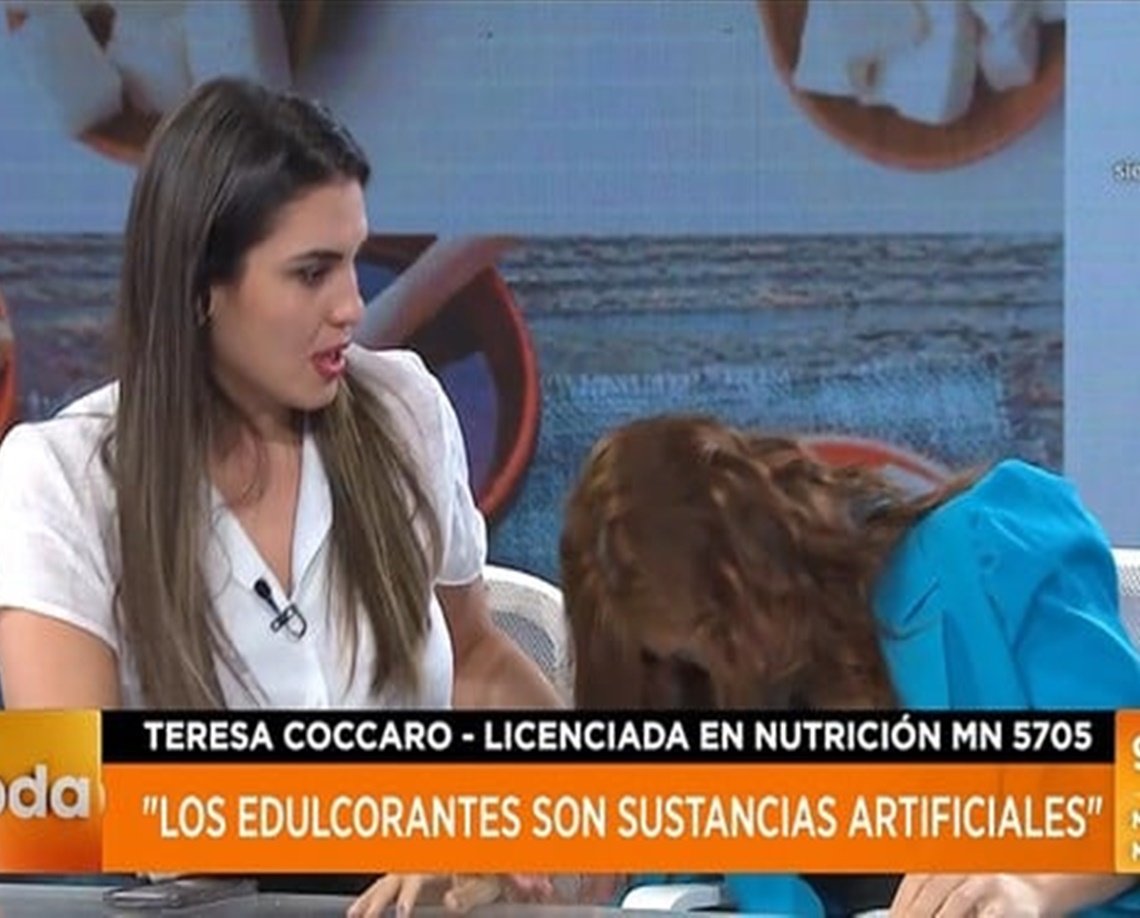 Vídeo: Nutricionista convidada desmaia durante programa ao vivo, na Argentina