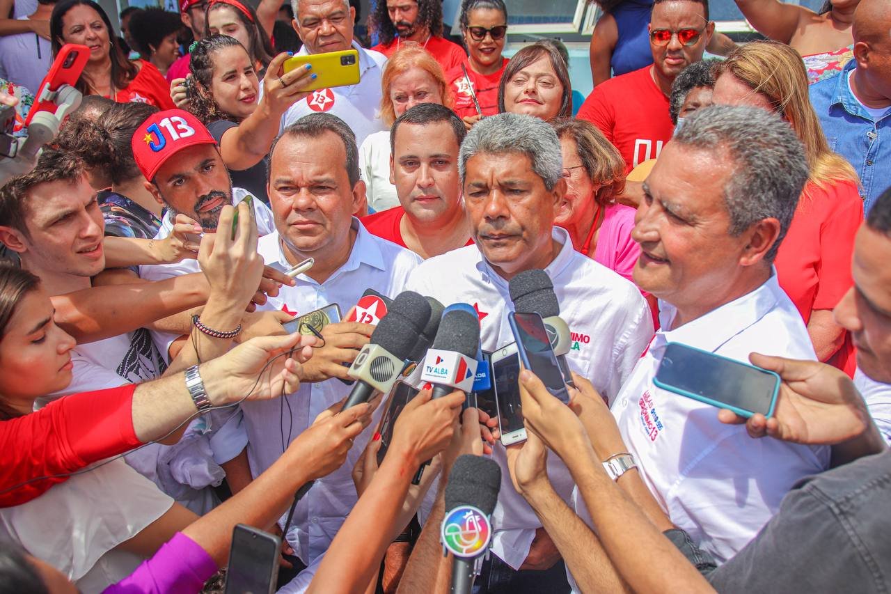 “Esta eleição é para dizer a Bahia e o Brasil que nós queremos, agora e no futuro”, diz Jerônimo