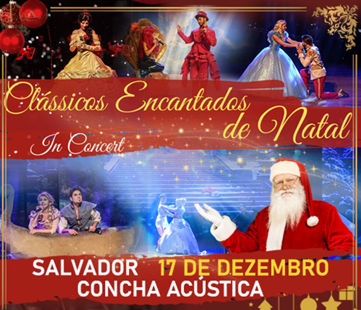  "Clássicos Encantados de Natal" une orquestra sinfônica, ballet e contos infantis em Salvador