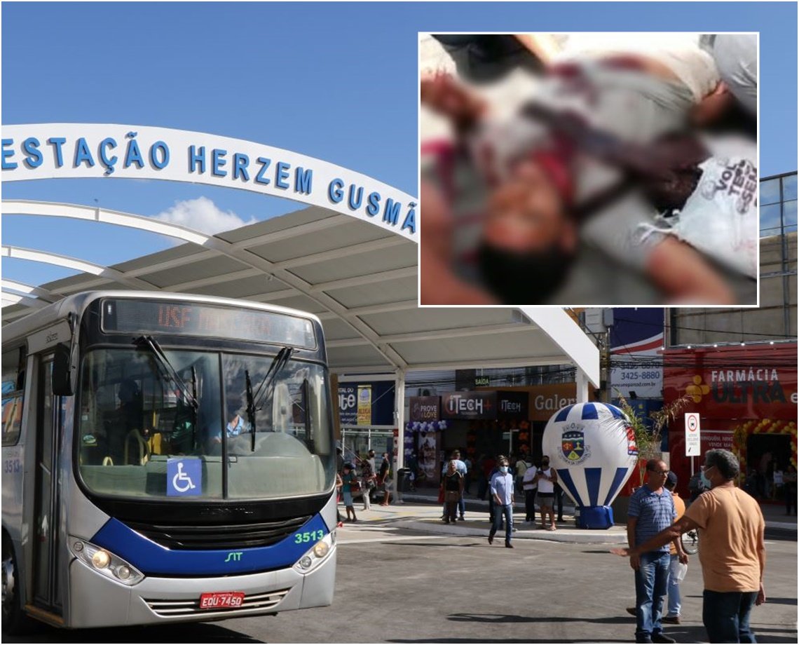 Vendedor ambulante é esfaqueado em estação de ônibus, em Vitória da Conquista