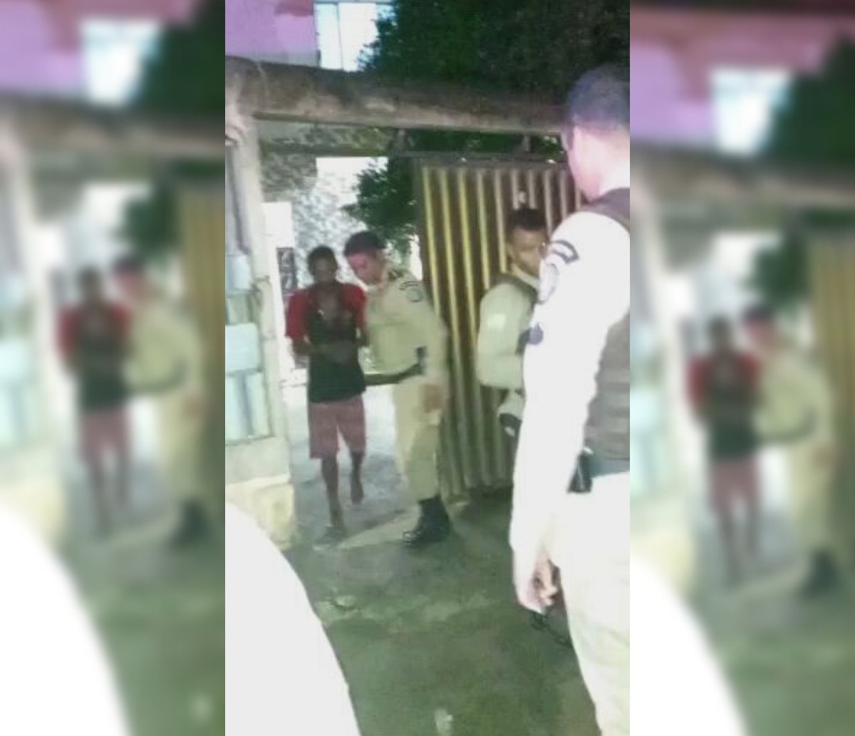 Aproveitando de porta aberta, homem faz moradora refém durante a madrugada, no Alto do Cabrito; veja vídeo