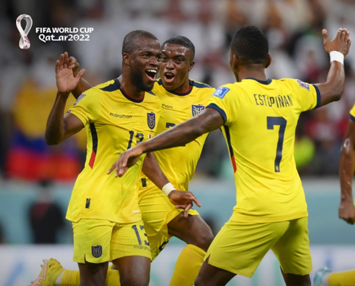 Equador vence e Catar é o primeiro país anfitrião a perder na estreia de uma Copa do Mundo