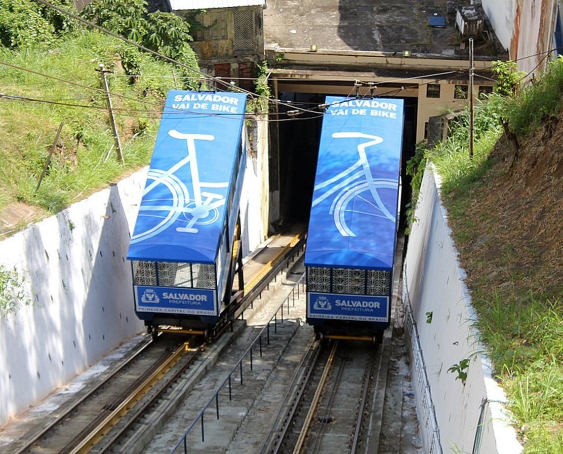 Durante obras no Elevador Lacerda, Plano Inclinado Gonçalves fica aberto aos sábados