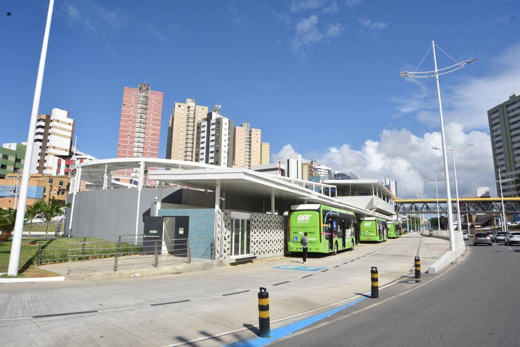 Estação Pituba do BRT é entregue e todo o trecho 3 do modal entra em operação