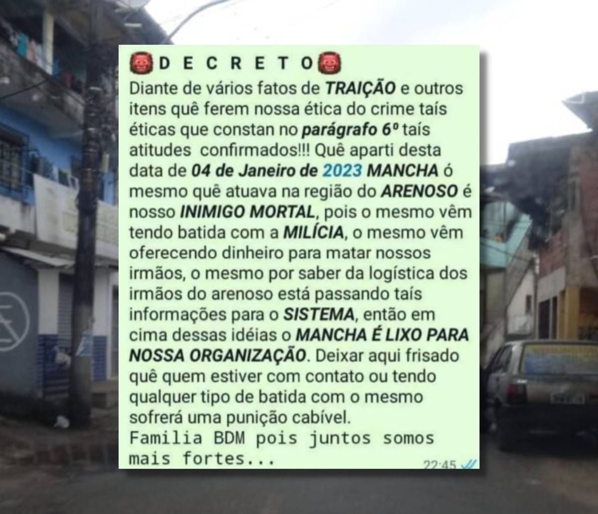 Traficante que mudou de facção é principal suspeito de tentativa de chacina na Tancredo Neves, entenda o caso