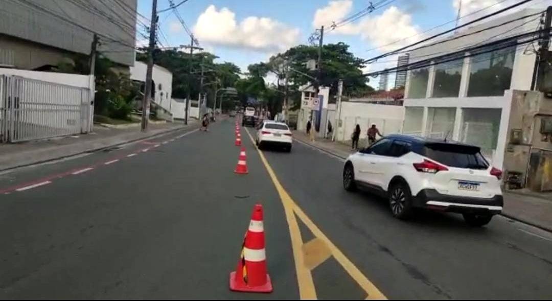 Avenida em Salvador recebe operação para reduzir retenção no trânsito; saiba qual